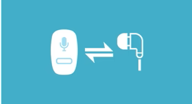 2つの用途別マイクを搭載